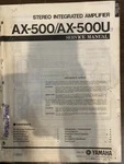 Yamaha AX-500U AX500U Service Manual **original**. Fixed Price $19.79.