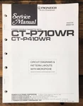 Pioneer CT-P710WR CT-P410WR Cassette Service Manual *original*. Fixed Price $19.97.