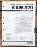Yamaha KXW-S70 Cassette Service Manual *original*. Fixed Price $19.97.