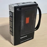 Vintage Sanyo Compact Cassette Tape Recorder. Fixed Price $12.95.