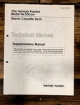 Harman Kardon HK300XM HK-300XM Cassette Supp. Service Manual *original*. Fixed Price $14.97.