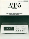 C1980 Onkyo AT-5 Digital Readout Audio Timer Vintage Dealer Brochure Hifi. Fixed Price $18.00.