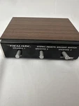 Realistic 40-125A Vintage Stereo Remote Speaker Switch Walnut Excellent Cond. Fixed Price $19.95.