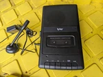 Tyler Portable Cassette Recorder Player TCP-01 Tape W/ Ac Adapter + Mic. Fixed Price $19.85.