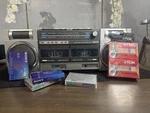 Vintage Montgomery Ward Jsa 39505 Am/fm Cassette Boombox Reed Extras Inc. Fixed Price $79.00.