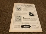 AC46 Advert 11X8 Airmed Limited - Airlite Headset SP2 Oxygen Masks. Fixed Price $12.10.