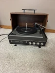 Silvertone Stereo Solid State Converting Record Player. Fixed Price $75.00.