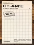Pioneer CT-4141E Cassette Owners / User Manual *original*. Fixed Price $19.97.