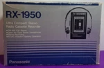 Panasonic RX-1950 Ultra Conpact Stereo Radio Cassette Recorder Fm-am. Fixed Price $300.00.