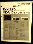 Toshiba SK-V10 SA-V10 PC-V10 Stereo Cassette Receiver System Repair Manual. Fixed Price $14.94.