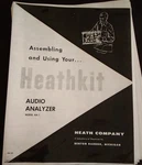 Heathkit AA-1 Audio Analyzer Owners Assembly Service Manual Photocopy. Fixed Price $29.99.