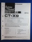 Pioneer CT-X9 Cassette Deck Service Manual Original Factory Issue. Fixed Price $16.96.