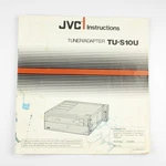 Jvc TU-S10U Tuner/adapter Manual Instruction Booklet. Fixed Price $9.99.