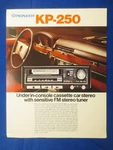 Pioneer KP-250 Cassette Sales Brochure Factory Original The Real Thing. Fixed Price $7.79.