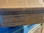 Queue Solutions Crowd Control PRO250B-BK110 2-2"X 11' Belts Perpost Set Of New. Fixed Price $79.99.