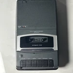 Radioshack Portable Cassette Tape Recorder 14-1117 Black Silver. Fixed Price $19.97.