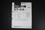 Pioneer CT-C3 Compact Cassette Deck Service Manual Genuine Original. Fixed Price $14.48.