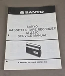Sanyo Cassette Tape Recorder M2210 Service Manual D-4538. Fixed Price $54.95.