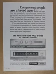 1964 Harman-kardon A-1000T Amplifier F-1000T Tuner Vintage Print Ad. Fixed Price $9.99.