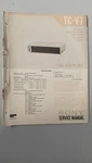 Sony Stereo Cassette Deck TC-V7 Service Manual. Fixed Price $17.44.