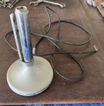 Vintage Dukane 7C40 Lollipop Cb Microphone Stand. Fixed Price $34.00.