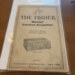 The Fisher Master Control Amplifier Model CA-40 Manual Original. Fixed Price $9.95.