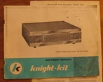 Allied Knight KF-90 Assembly Manual, Stereo Am/fm Tuner Receiver Original 50 Pgs. Fixed Price $30.99.