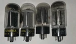 4 Sylvania Rca Ge Amp Vacuum Tubes. Fixed Price $98.75.