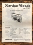 Panasonic RX-1820 Radio / Boombox Service Manual *original*. Fixed Price $19.97.