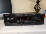 Pioneer CT-W850R Double Cassette Deck Dolby & -- Cleaned, Tested Working. Fixed Price $225.00.