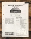 Onkyo TA-RW470 Cassette Service Manual *original*. Fixed Price $14.97.