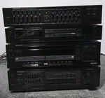 Vtg Stereo Kenwood KA-76 Amplifier, KX-56CW, GE-46 Equalizer, KT-56 Tuner. Fixed Price $399.99.