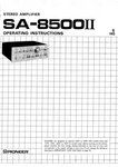 Pioneer SA-8500II Amplifier Owners Manual. Fixed Price $22.24.