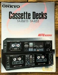 Onkyo TA-RW11 TA-R33 Cassette Pg Dealer Brochure *original*. Fixed Price $14.97.