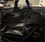 Monarch Luggage Co. Laptop Leather Black Expandable Bag Satchel Strap Handle. Fixed Price $29.40.