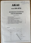 Akai GX-R70 Pc Boards Schematic Diagram Only Service Manual. Fixed Price $19.95.