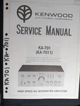 Kenwood KA-701 7011 Service Manual Amplifier Original. Fixed Price $29.99.