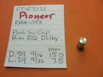 Pioneer RAA-093 Push Sw Cap CT-F2121 CT-F6161 CT-F7171 CT-F9191 Cassette Deck. Fixed Price $7.48.