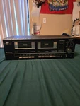 Sanyo Rd W660 Double Stereo Cassette Deck. Fixed Price $60.00.