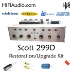 Scott 299D Tube Amplifier Restoration Repair Upgrade Rebuild Capacitor Kit. Fixed Price $180.00.