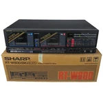 Sharp RT-W800(BK) Cassette Player Tape Deck Original Box For Parts Not Working. Fixed Price $18.99.