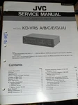 Jvc KD-VR5 Cassette Deck Service Manual Original. Fixed Price $29.99.