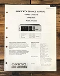 Onkyo TA-2066 Cassette Service Manual *original*. Fixed Price $14.97.