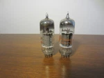 Pair Of 12BH7A Tubes - Philco And Silvertone By Sylvania Hickok Tested. Fixed Price $19.00.