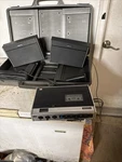 Sony TC-126 Cassette Player/recorder Mic F-99S SS-16 Speakers Portable Case. Fixed Price $80.00.
