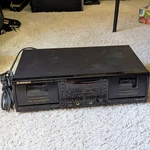 Pioneer CT-W703RS Dolby Dual Cassette Deck Works, Hum Issue. Fixed Price $61.00.
