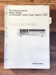 Harman Kardon Hk TD302 TD-302 Cassette Service Manual *original*. Fixed Price $14.97.