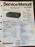 Technics RS-T33R RST33R Service Manual From The Usa **original**. Fixed Price $11.99.