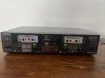 Vintage Sony TC-W7R Dolby Dual Cassette Deck Works For Parts See Video. Fixed Price $97.50.