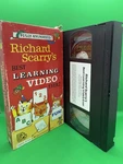 Richard Scarry's Best Learning Video Ever! Random House Home Vhs Cassette. Fixed Price $7.99.